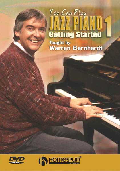 Image 1 of DVD - You Can Play Jazz Piano: Vol. 1 - Getting Started - SKU# 300-DVD169 : Product Type Media : Elderly Instruments