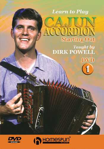 Image 1 of DVD - Learn to Play Cajun Accordion: Vol. 1 - Starting Out - SKU# 300-DVD174 : Product Type Media : Elderly Instruments
