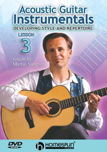 Image 1 of DVD - Acoustic Guitar Instrumentals: Vol. 3 - Developing Style and Repertoire - SKU# 300-DVD184 : Product Type Media : Elderly Instruments