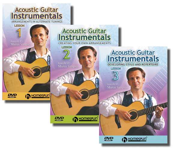 Image 1 of DVD - Acoustic Guitar Instrumentals: Three DVD Set - SKU# 300-DVD184SET : Product Type Media : Elderly Instruments