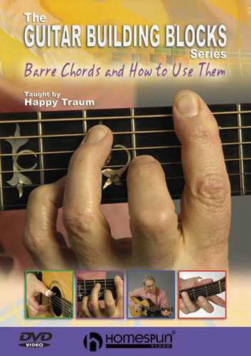 Image 1 of DVD - Happy Traum's Guitar Building Blocks: Vol. 1 - Barre Chords and How to Use Them - SKU# 300-DVD186 : Product Type Media : Elderly Instruments