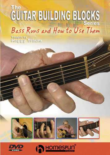 Image 1 of DVD - Happy Traum's Guitar Building Blocks: Vol. 2 - Bass Runs and How to Use Them - SKU# 300-DVD187 : Product Type Media : Elderly Instruments