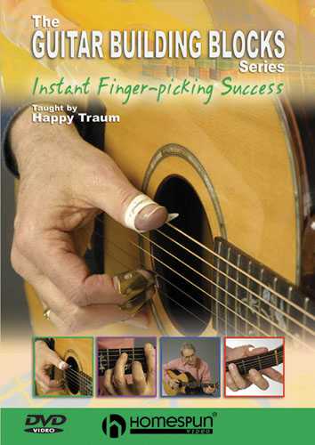 Image 1 of DVD - Happy Traum's Guitar Building Blocks: Vol. 3 - Instant Fingerpicking Success - SKU# 300-DVD188 : Product Type Media : Elderly Instruments