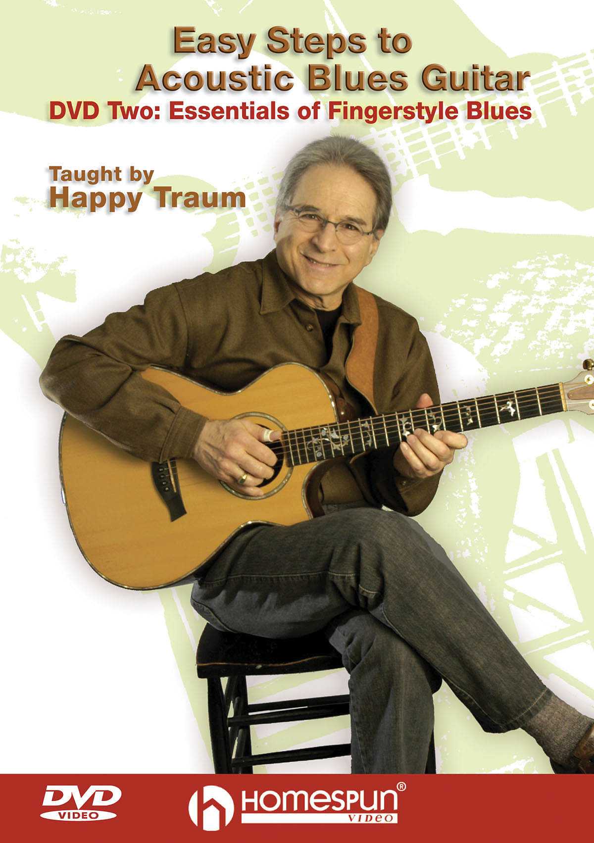 Image 1 of DVD - Easy Steps to Acoustic Blues Guitar: Vol. 2 - Essentials of Fingerstyle Blues - SKU# 300-DVD191 : Product Type Media : Elderly Instruments