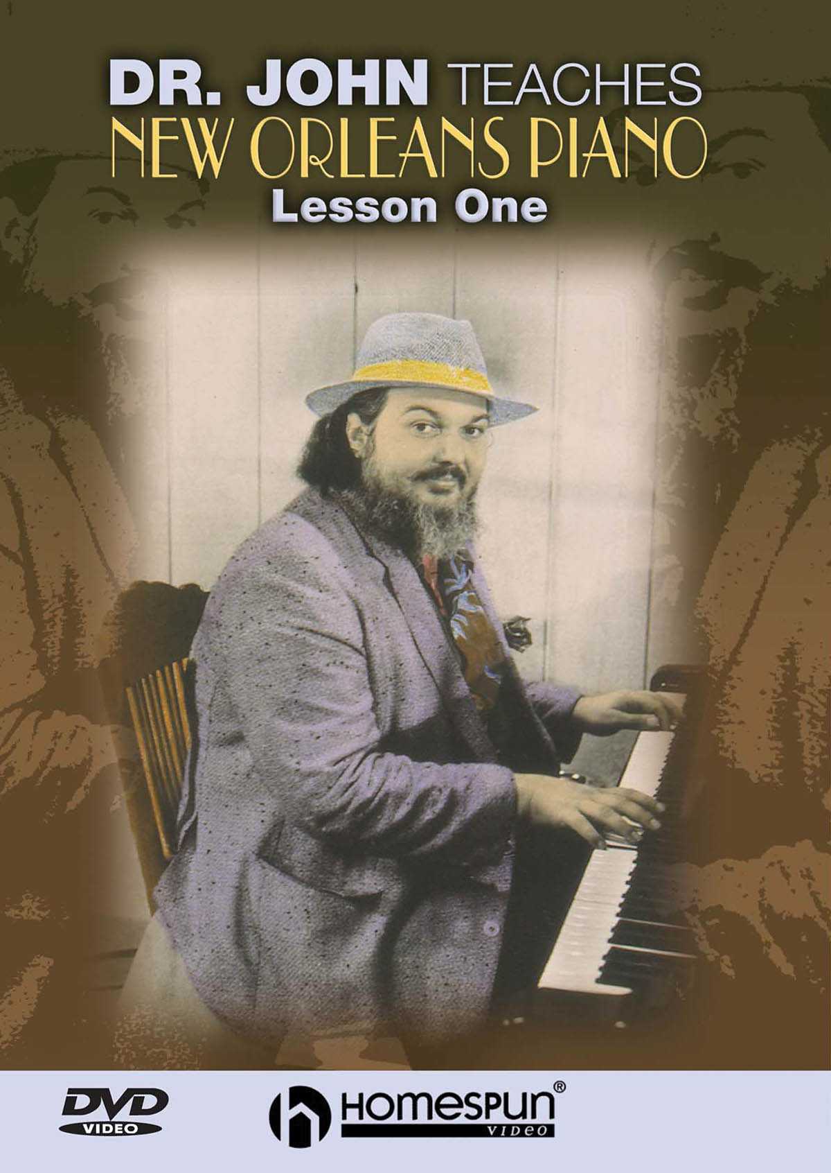 Image 1 of DVD - Dr.John Teaches New Orleans Piano: Vol. 1 - SKU# 300-DVD197 : Product Type Media : Elderly Instruments