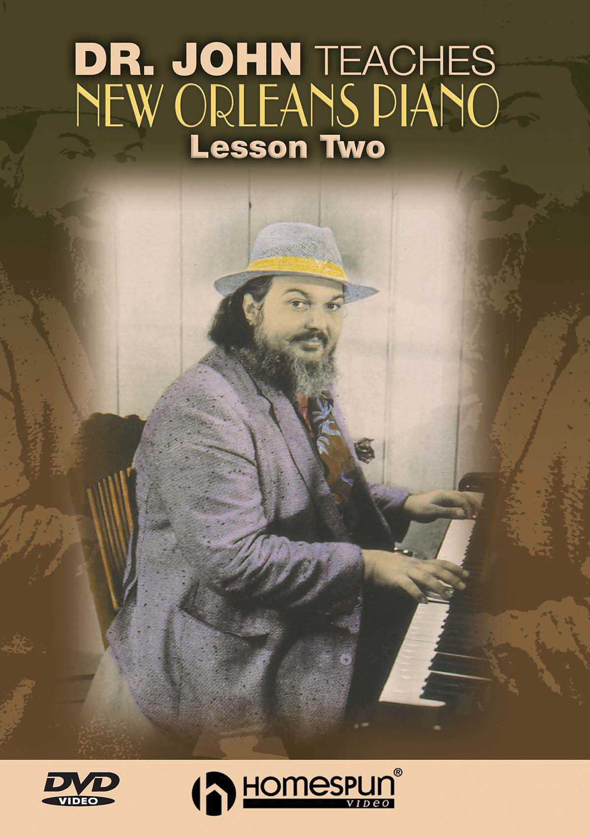 Image 2 of DVD - Dr.John Teaches New Orleans Piano: Vol. 2 - SKU# 300-DVD198 : Product Type Media : Elderly Instruments