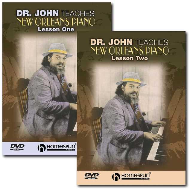 Image 1 of DVD - Dr.John Teaches New Orleans Piano: Two DVD Set - SKU# 300-DVD198SET : Product Type Media : Elderly Instruments