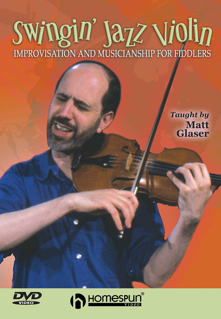 Image 1 of DVD - Swingin' Jazz Violin - Improvisation and Musicianship for Fiddlers - SKU# 300-DVD222 : Product Type Media : Elderly Instruments