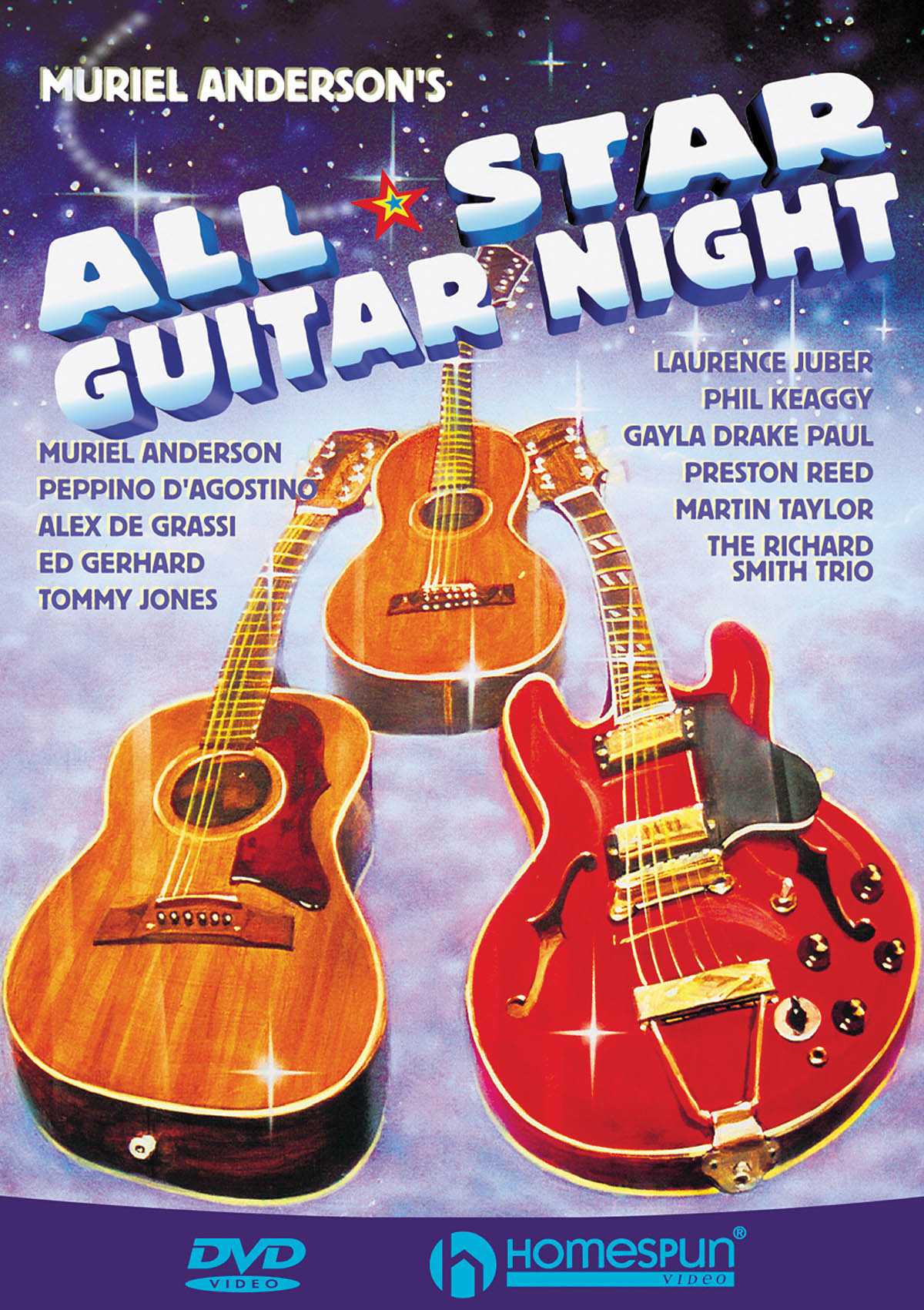 Image 1 of DVD - Muriel Anderson's All Star Guitar Night - SKU# 300-DVD240 : Product Type Media : Elderly Instruments