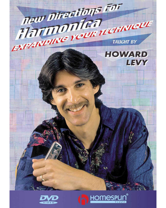 Image 1 of DVD - New Directions for Harmonica - Expanding Your Technique - SKU# 300-DVD249 : Product Type Media : Elderly Instruments