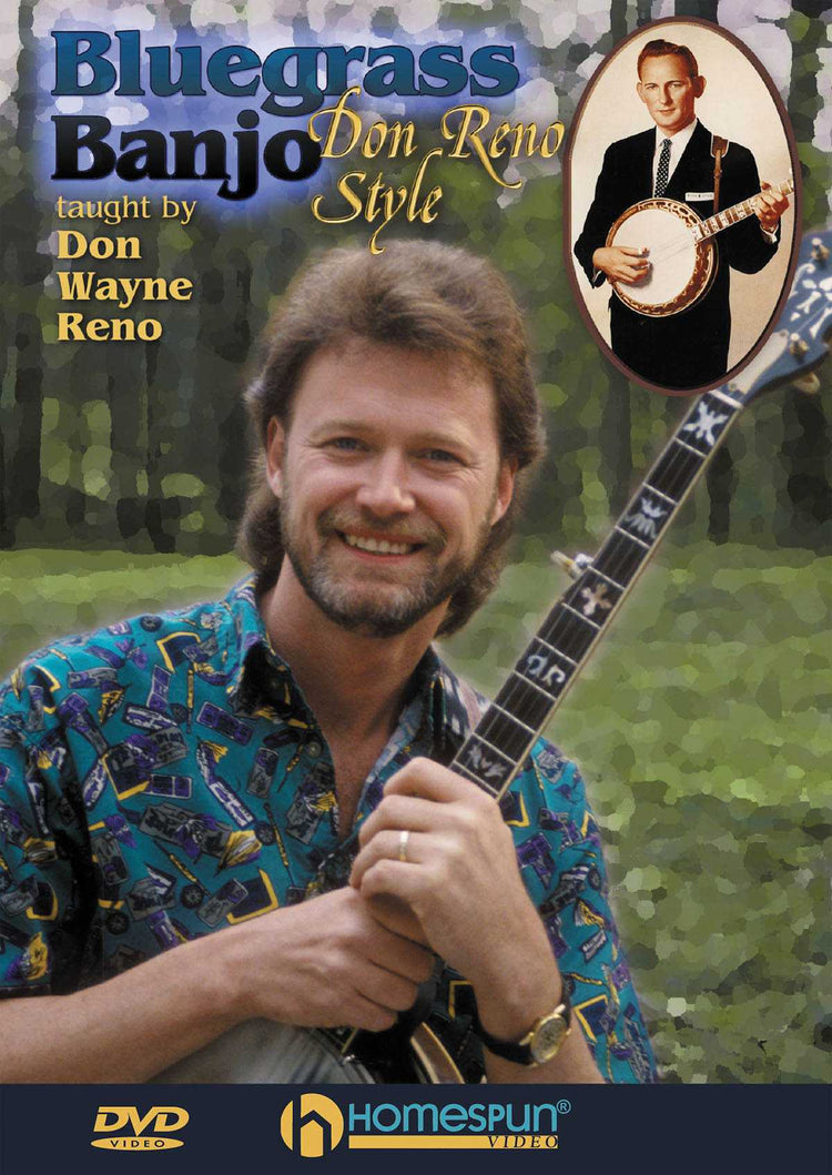 Image 1 of DVD - Bluegrass Banjo - Don Reno Style - SKU# 300-DVD254 : Product Type Media : Elderly Instruments