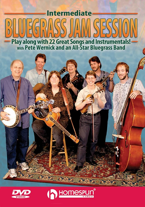 Image 1 of DVD - Intermediate Bluegrass Jamming - Play Along with Pete Wernick and an All-Star Bluegrass Band - SKU# 300-DVD261 : Product Type Media : Elderly Instruments
