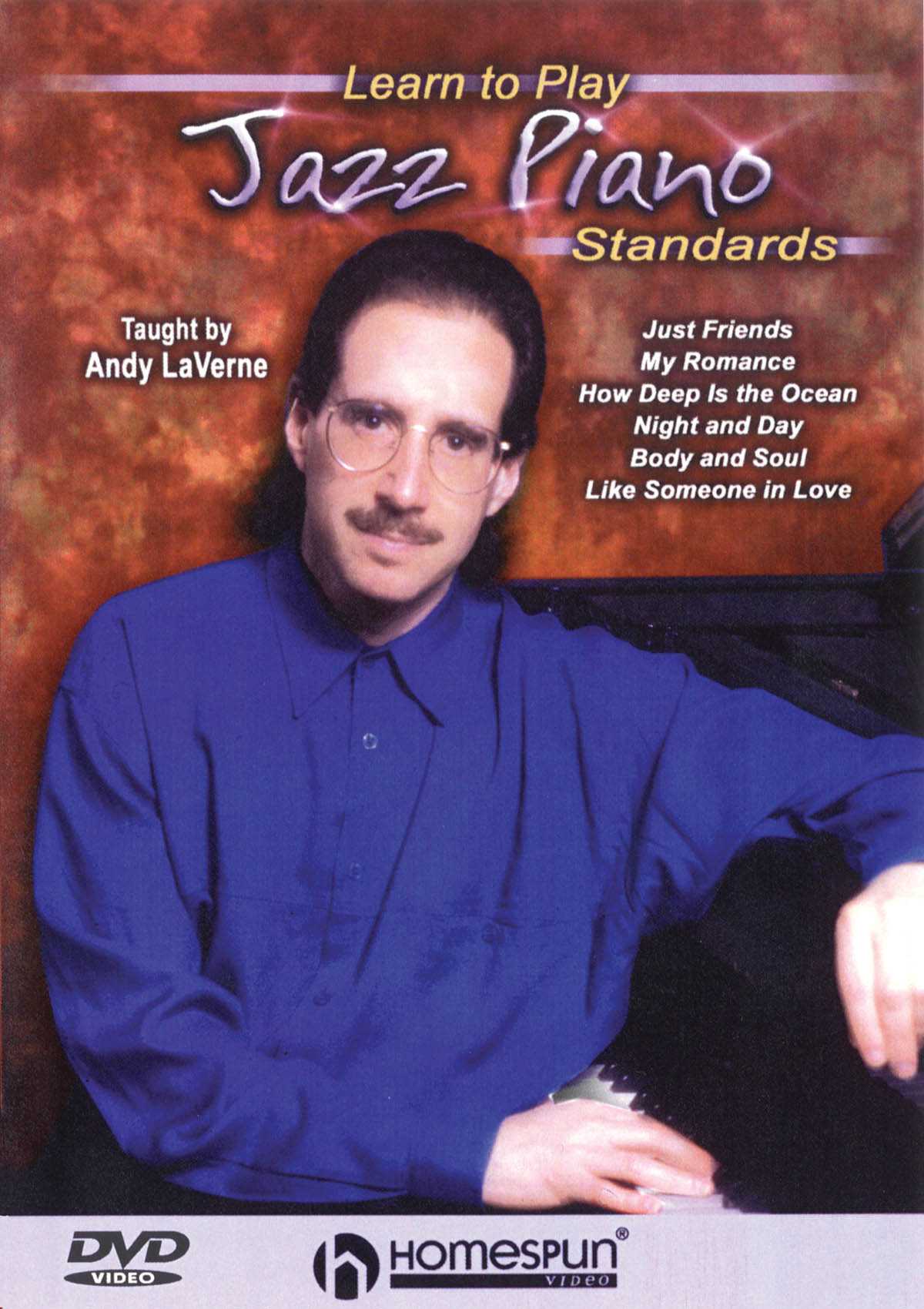 Image 1 of DVD - Learn to Play Jazz Piano Standards - SKU# 300-DVD270 : Product Type Media : Elderly Instruments
