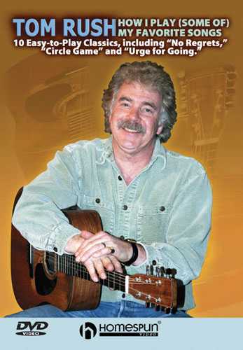 Image 1 of DVD - Tom Rush - How I Play (Some of) My Favorite Songs: 10 Easy-to-Play Classics - SKU# 300-DVD285 : Product Type Media : Elderly Instruments