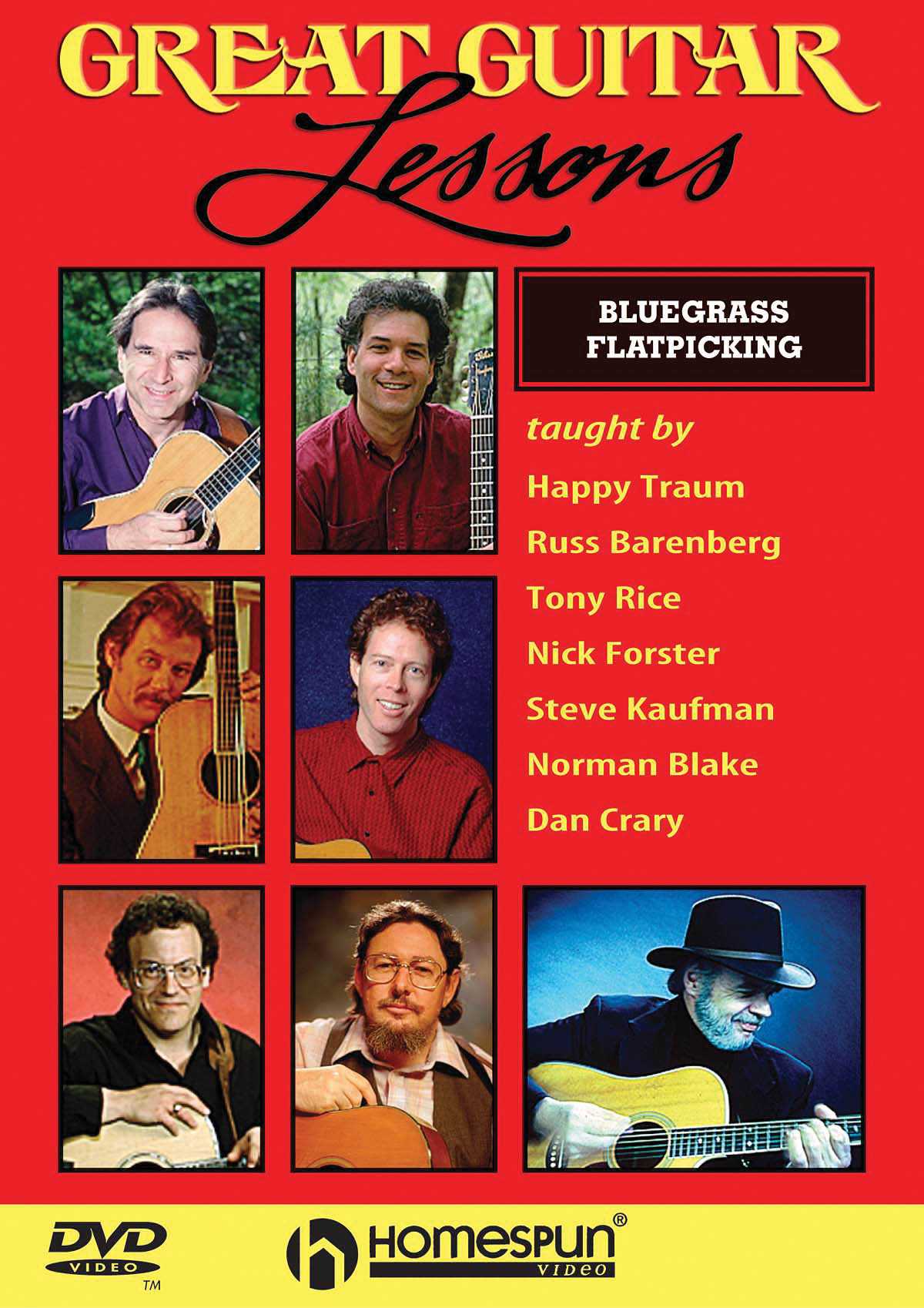 Image 1 of DVD - Great Guitar Lessons: Bluegrass Flatpicking - SKU# 300-DVD292 : Product Type Media : Elderly Instruments