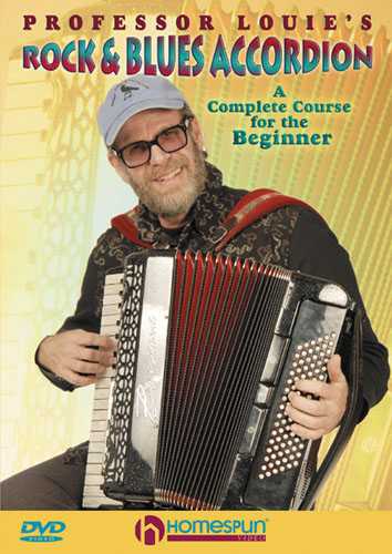 Image 1 of DVD - Professor Louie's Rock & Blues Accordion-A Complete Course for the Beginner - SKU# 300-DVD311 : Product Type Media : Elderly Instruments