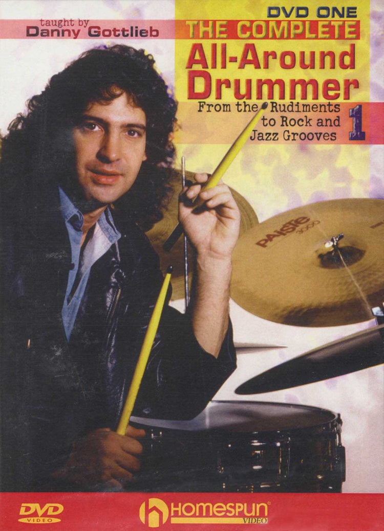 Image 1 of DVD-The Complete All-Around Drummer: Vol. 1 - SKU# 300-DVD319 : Product Type Media : Elderly Instruments