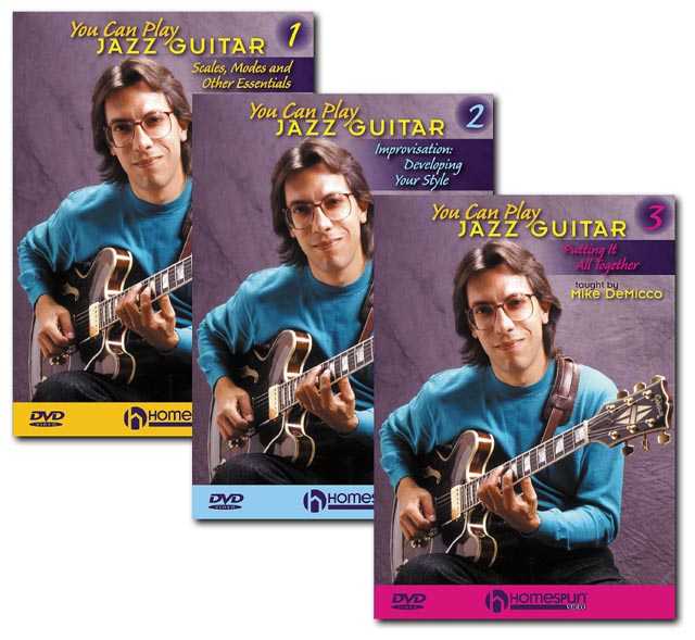 Image 1 of DVD - You Can Play Jazz Guitar: Three DVD Set - SKU# 300-DVD330SET : Product Type Media : Elderly Instruments