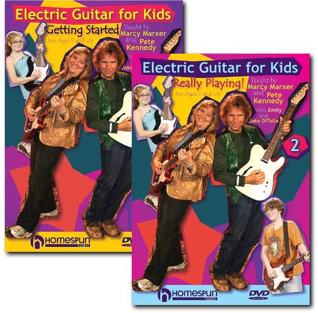 Image 1 of DVD - Electric Guitar for Kids: Two DVD Set - SKU# 300-DVD334SET : Product Type Media : Elderly Instruments