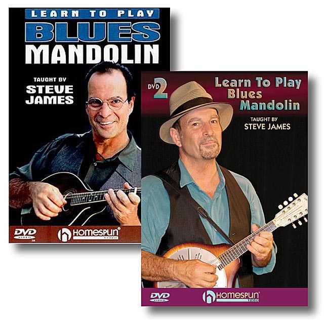 Image 1 of DVD - Learn to Play Blues Mandolin: Two DVD Set - SKU# 300-DVD338SET : Product Type Media : Elderly Instruments