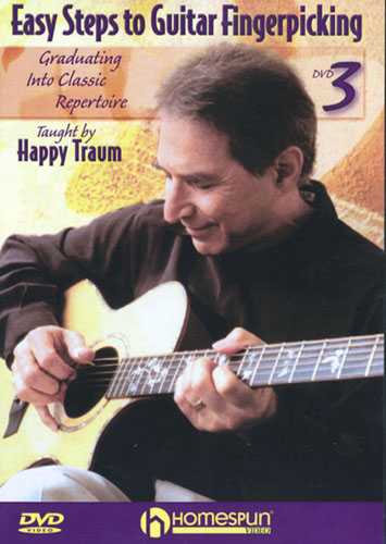 Image 1 of DVD - Easy Steps to Guitar Fingerpicking: Vol. 3 - Graduating Into Classic Repertoire - SKU# 300-DVD343 : Product Type Media : Elderly Instruments