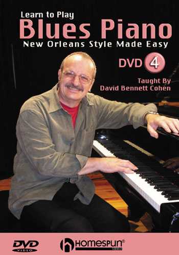 Image 1 of DVD - Learn to Play Blues Piano: Vol. 4 - New Orleans Style Made Easy - SKU# 300-DVD353 : Product Type Media : Elderly Instruments