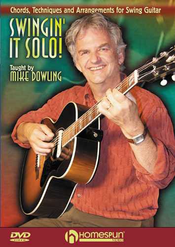 Image 1 of DVD - Swingin' It Solo - Chords, Techniques and Arrangements for Swing Guitar - SKU# 300-DVD354 : Product Type Media : Elderly Instruments
