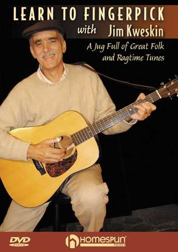 Image 1 of DVD - Learn to Fingerpick with Jim Kweskin-A Jug Full of Great Folk and Ragtime Tunes - SKU# 300-DVD358 : Product Type Media : Elderly Instruments