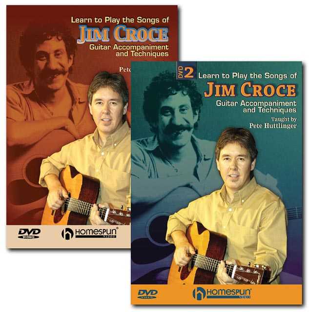 Image 1 of DVD - Learn to Play the Songs of Jim Croce: Two DVD Set - SKU# 300-DVD377SET : Product Type Media : Elderly Instruments