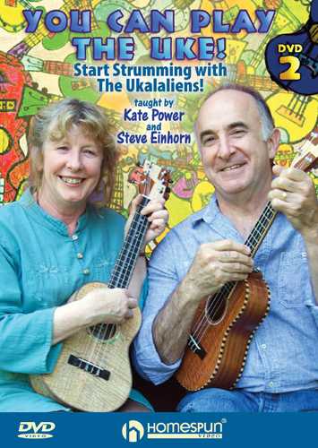 Image 1 of DVD - You Can Play the Uke! - DVD 2: Learn, Play and Sing Along with the Ukalaliens! - SKU# 300-DVD397 : Product Type Media : Elderly Instruments