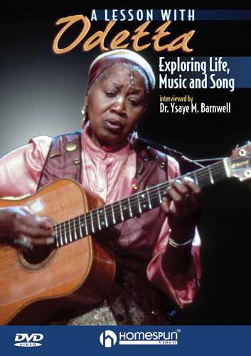 Image 1 of DVD-A Lesson with Odetta - Exploring Life, Music and Song - SKU# 300-DVD402 : Product Type Media : Elderly Instruments