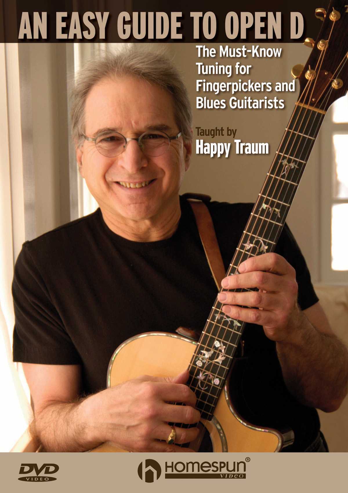 Image 1 of DVD-An Easy Guide to Open D-The Must-Know Tuning for Fingerpickers and Blues Guitarists - SKU# 300-DVD411 : Product Type Media : Elderly Instruments