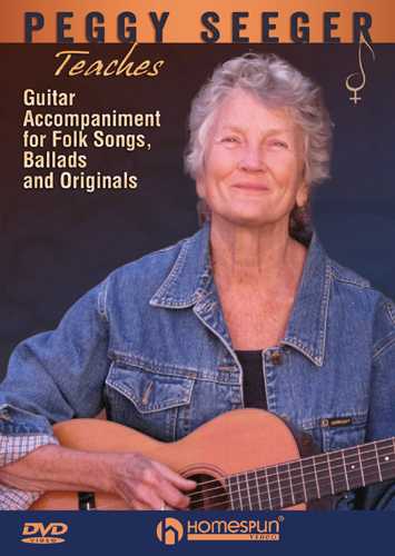 Image 1 of DVD - Peggy Seeger Teaches Guitar Accompaniment for Folk Songs, Ballads, and Originals - SKU# 300-DVD421 : Product Type Media : Elderly Instruments