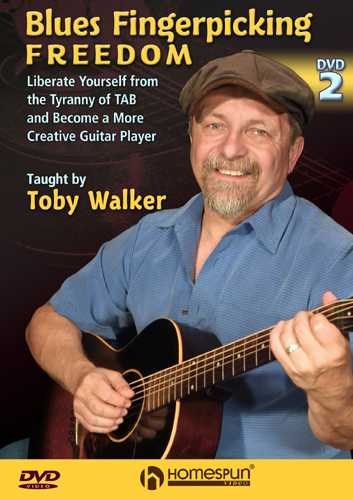 Image 1 of DVD - BLUES FINGERPICKING FREEDOM, DVD 2 - LIBERATE YOURSELF FROM THE TYRANNY OF TAB - SKU# 300-DVD438 : Product Type Media : Elderly Instruments