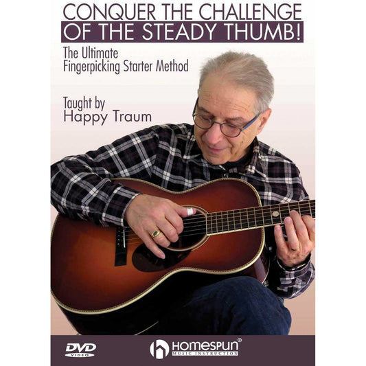 Image 1 of DVD - Conquer the Challenge of the Steady Thumb!-The Ultimate Fingerpicking Starter Method - SKU# 300-DVD469 : Product Type Media : Elderly Instruments
