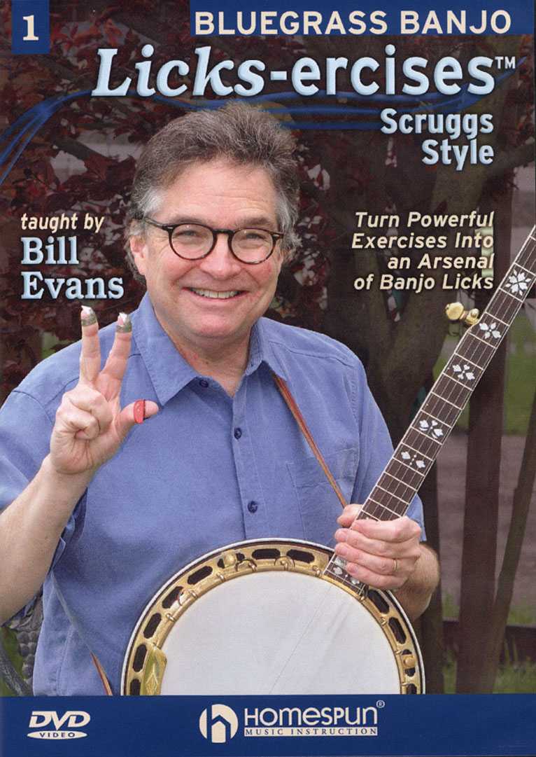 Image 1 of DVD - Bluegrass Banjo Licks-Ercises - Vol. 1: Scruggs Style - SKU# 300-DVD474 : Product Type Media : Elderly Instruments