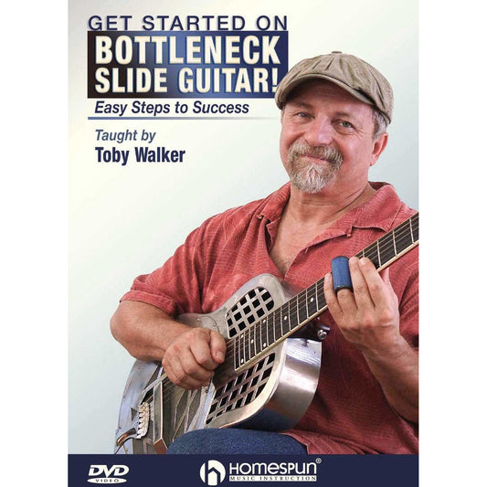 Image 1 of DVD - Get Started On Bottleneck Slide Guitar! - Easy Steps to Success - SKU# 300-DVD476 : Product Type Media : Elderly Instruments