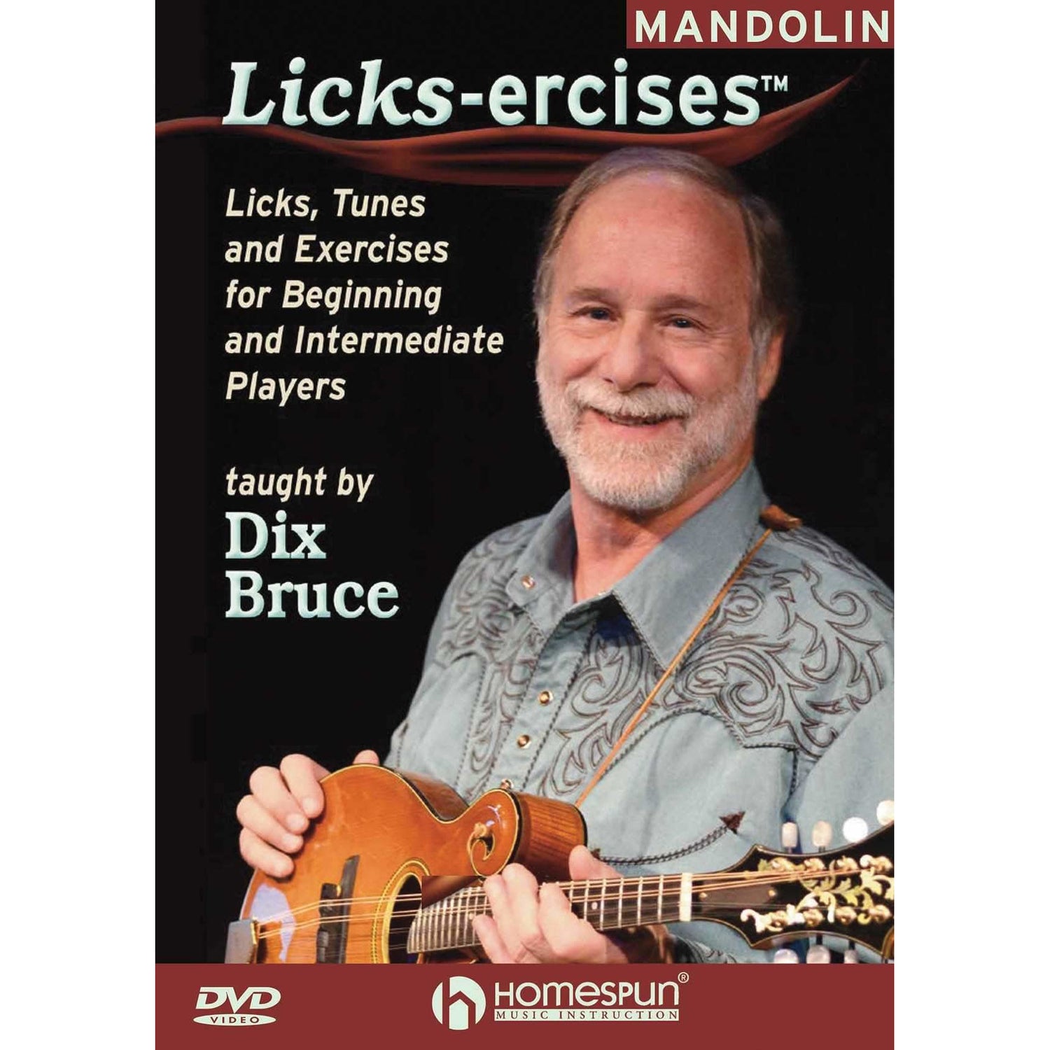 Image 1 of DVD - Mandolin Licks-Ercises - Licks, Tunes and Exercises for Beginning and Intermediate Players - SKU# 300-DVD478 : Product Type Media : Elderly Instruments