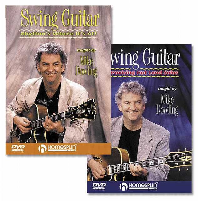Image 1 of DVD - Swing Guitar: Two DVD Set - Rhythm's Where It'S at & Improvising Hot Lead Solos - SKU# 300-DVD51SET : Product Type Media : Elderly Instruments