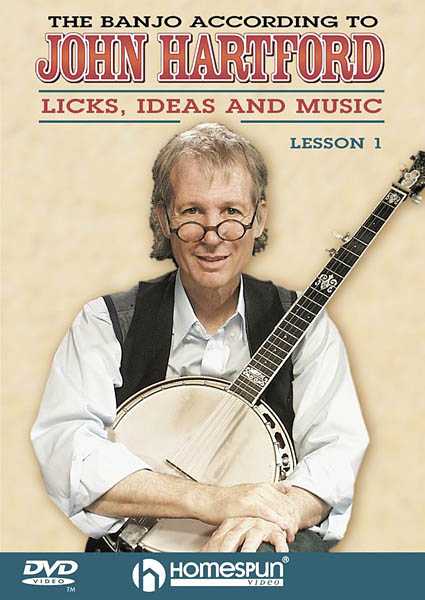 Image 1 of DVD-The Banjo According to John Hartford: Vol. 1 - Licks, Ideas, and Music - SKU# 300-DVD60 : Product Type Media : Elderly Instruments