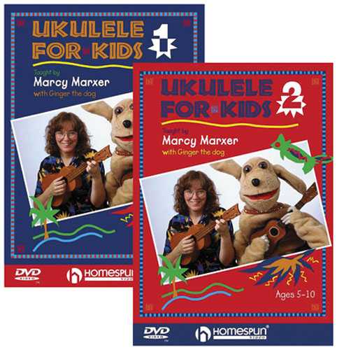Image 1 of DVD - Ukulele for Kids: Two DVD Set - SKU# 300-DVD79SET : Product Type Media : Elderly Instruments
