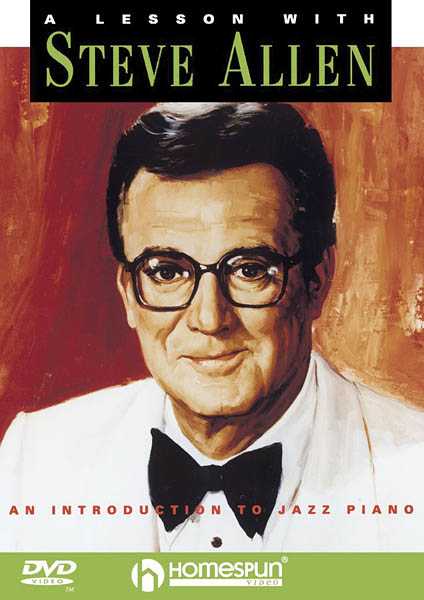 Image 1 of DVD-A Lesson with Steve Allen: An Introduction to Jazz Piano - SKU# 300-DVD97 : Product Type Media : Elderly Instruments