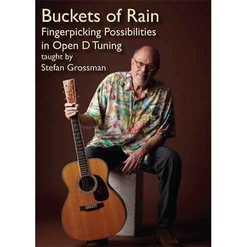 Image 1 of DVD - Buckets of Rain - Fingerpicking Possibilities in Open D - SKU# 304-DVD1045 : Product Type Media : Elderly Instruments