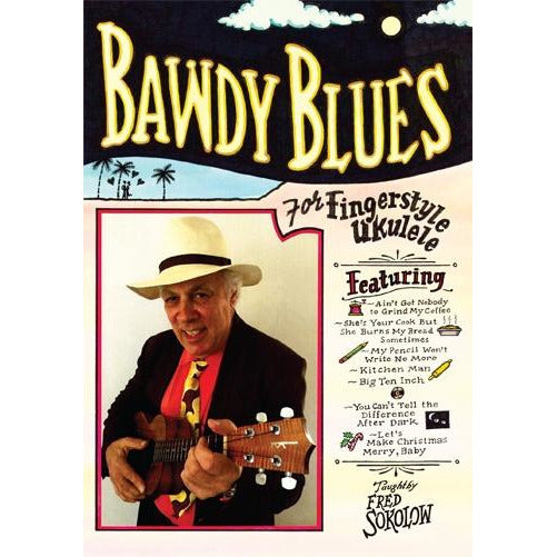 Image 1 of Bawdy Blues for Fingerstyle Ukulele - SKU# 304-DVD707 : Product Type Media : Elderly Instruments