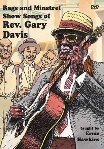 Image 1 of DVD - Rags and Minstrel Show Songs of Rev. Gary Davis - SKU# 304-DVD982SET : Product Type Media : Elderly Instruments
