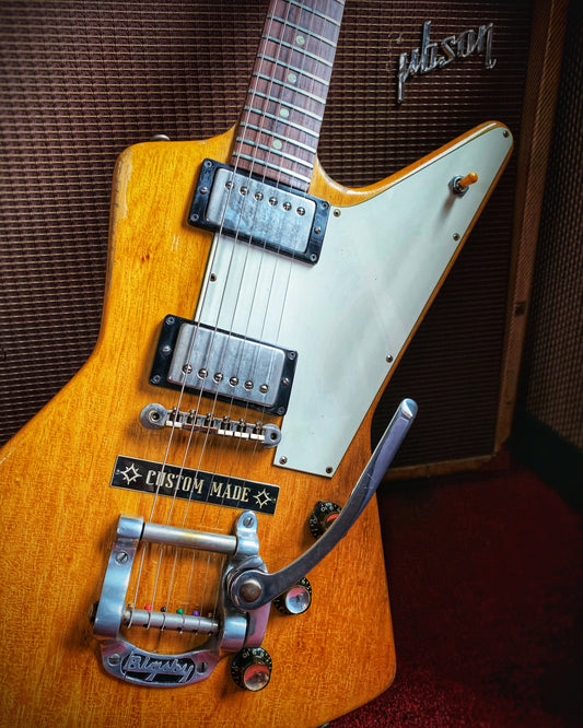 Showroom photo of  Gibson Explorer Electric Guitar (1963)