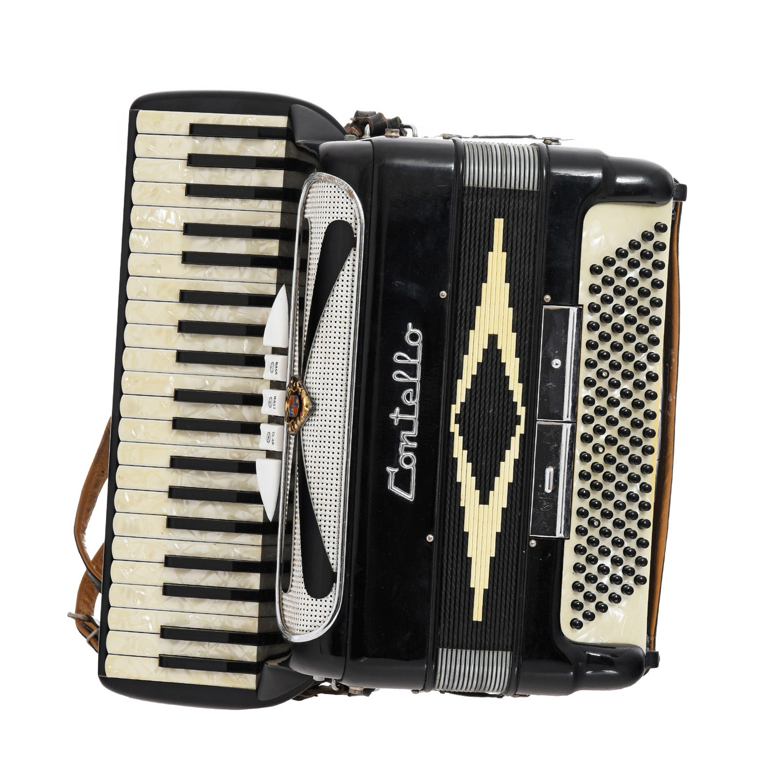 Front of Contello Keyboard Accordion