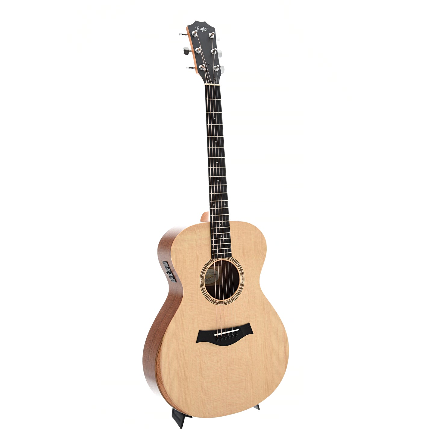 Full Front and Side of Taylor Academy 12e Acoustic Guitar 