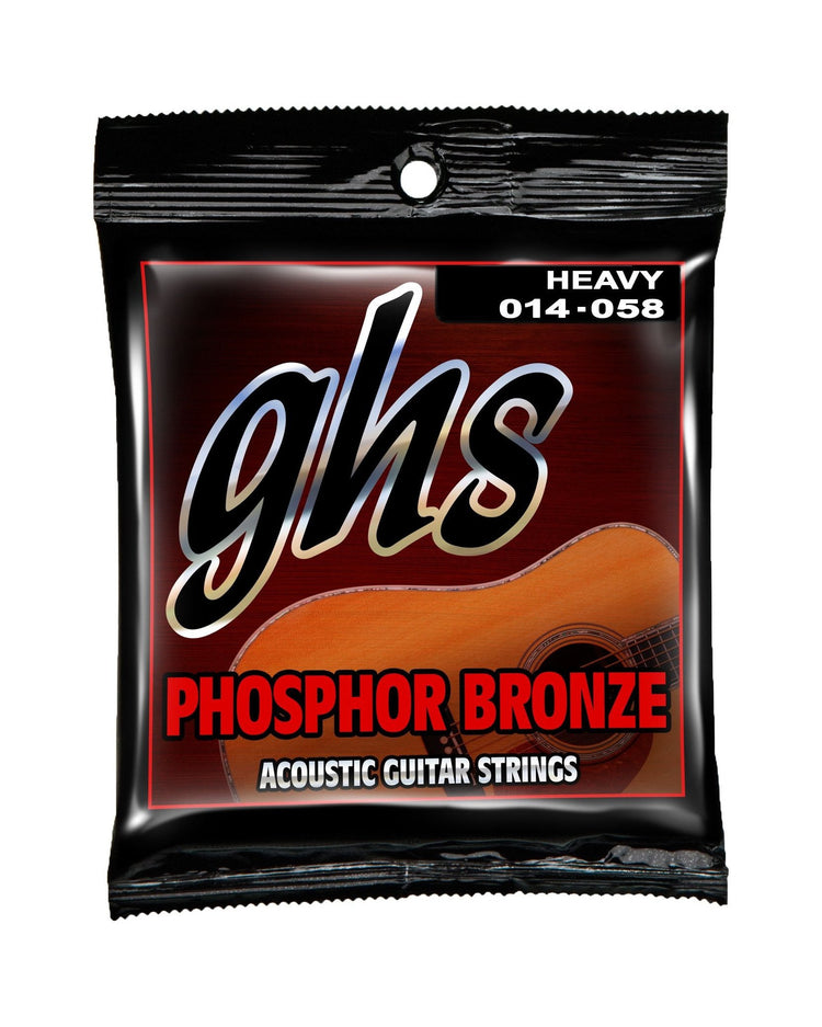 Image 1 of GHS 340 Phosphor Bronze Heavy Gauge Acoustic Guitar Strings - SKU# 340 : Product Type Strings : Elderly Instruments