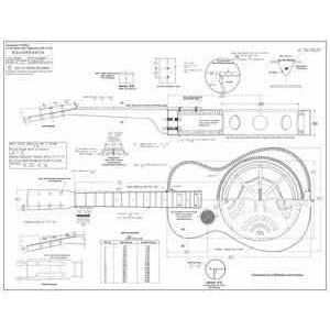 Image 1 of Resonator Guitar Plans - SKU# 362-1 : Product Type Media : Elderly Instruments